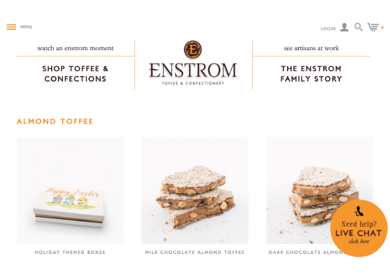 Enstrom Toffee & Confectionary