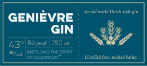 Genivere Gin Label