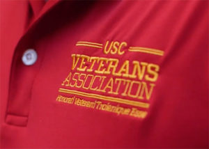 T-Shirt with USC Student Veterans Logo